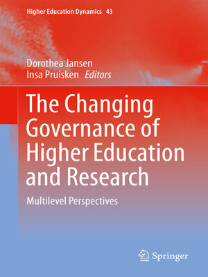 cover image of The Changing Governance of Higher Education and Research